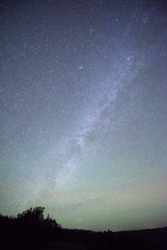 Milky Way over the Horizon